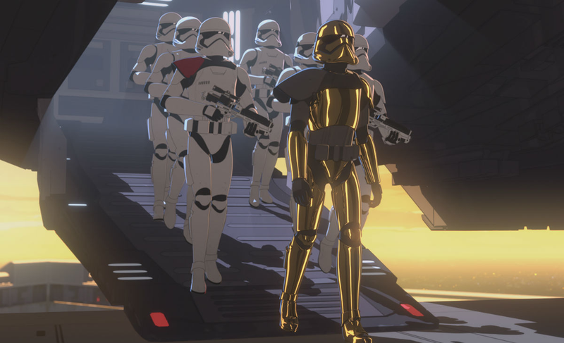 Commander Pyre on commands of General Phasma.
